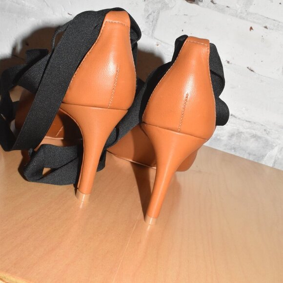 NWOT Ulla Johnson Soft Brown Leather Pointy Toe High Heels Size 6 - Picture 8 of 9